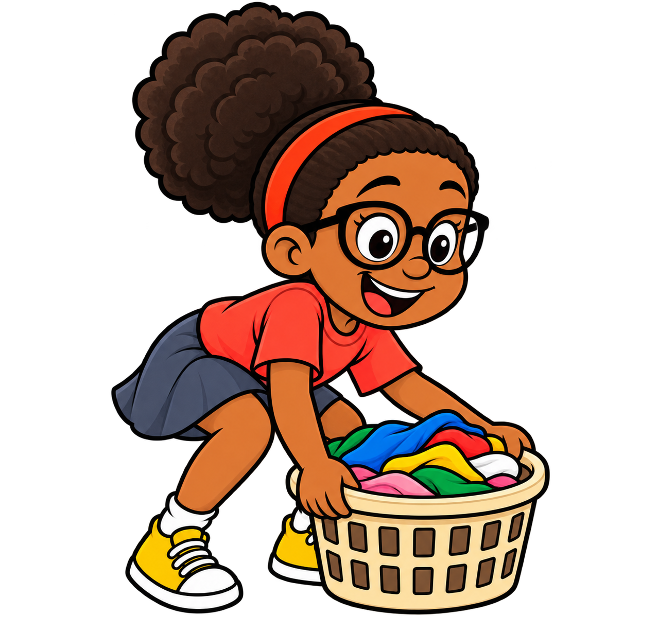 Bubbles Laundry Girl Mascot